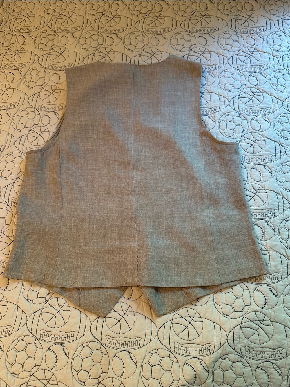Soho Apparel Light Taupe Lined Vest - Picture 2 of 3